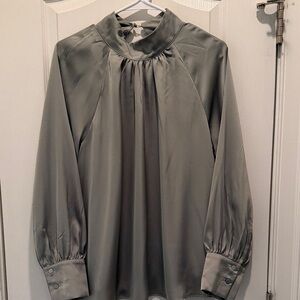 H&M Sophisticated Gray Blouse